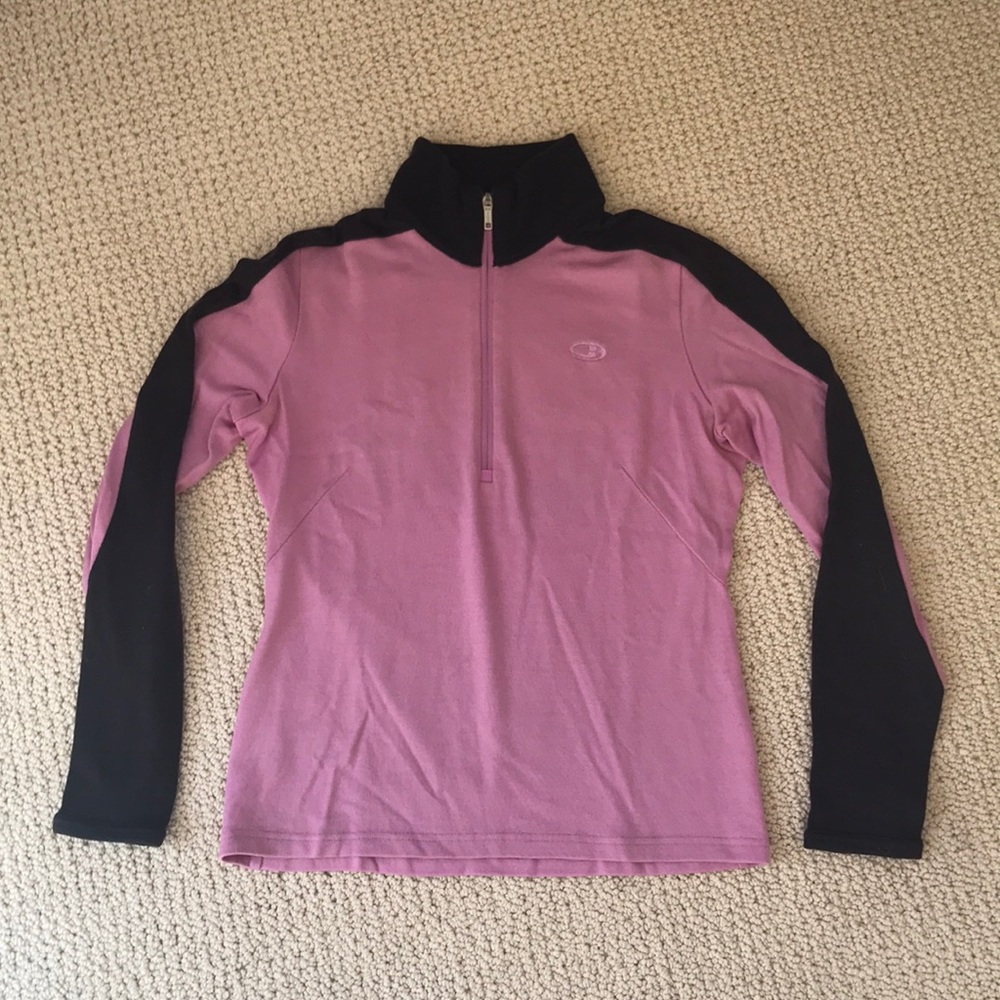 Icebreaker mid layer wool top
